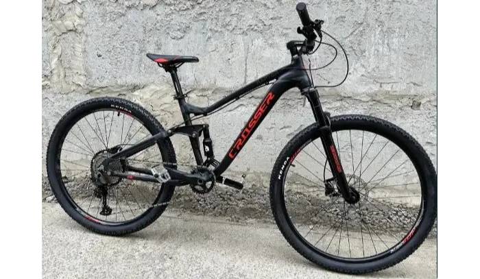 Фотография Велосипед Crosser Raptor 1х12 29" размер М рама 17 2021 Черно-красный